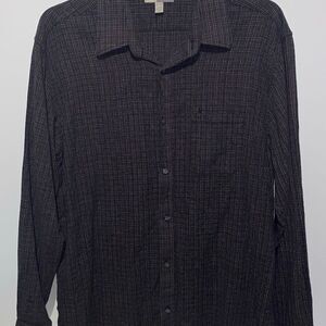 Joe Joseph Abboud Men's Plaid 100% Cotton Long Sleeve Button Up Shirt Size XXL